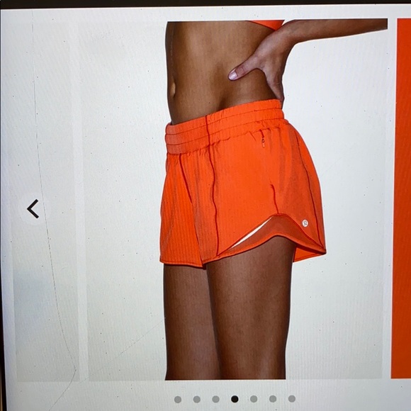 🍑 Hotty Hot short Hot Sunset sz: 4 4" NWT🍑 - Picture 4 of 5